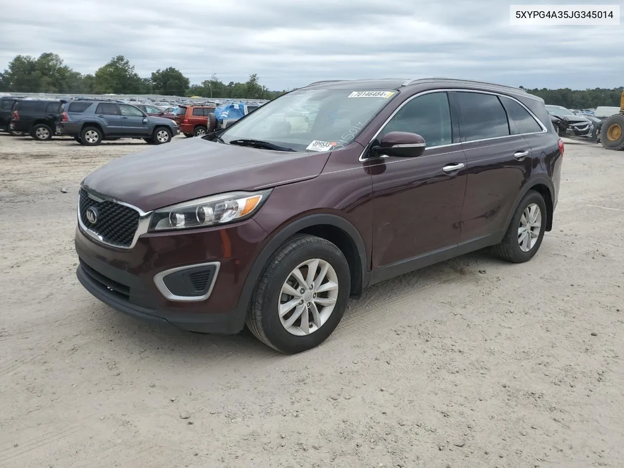 5XYPG4A35JG345014 2018 Kia Sorento Lx