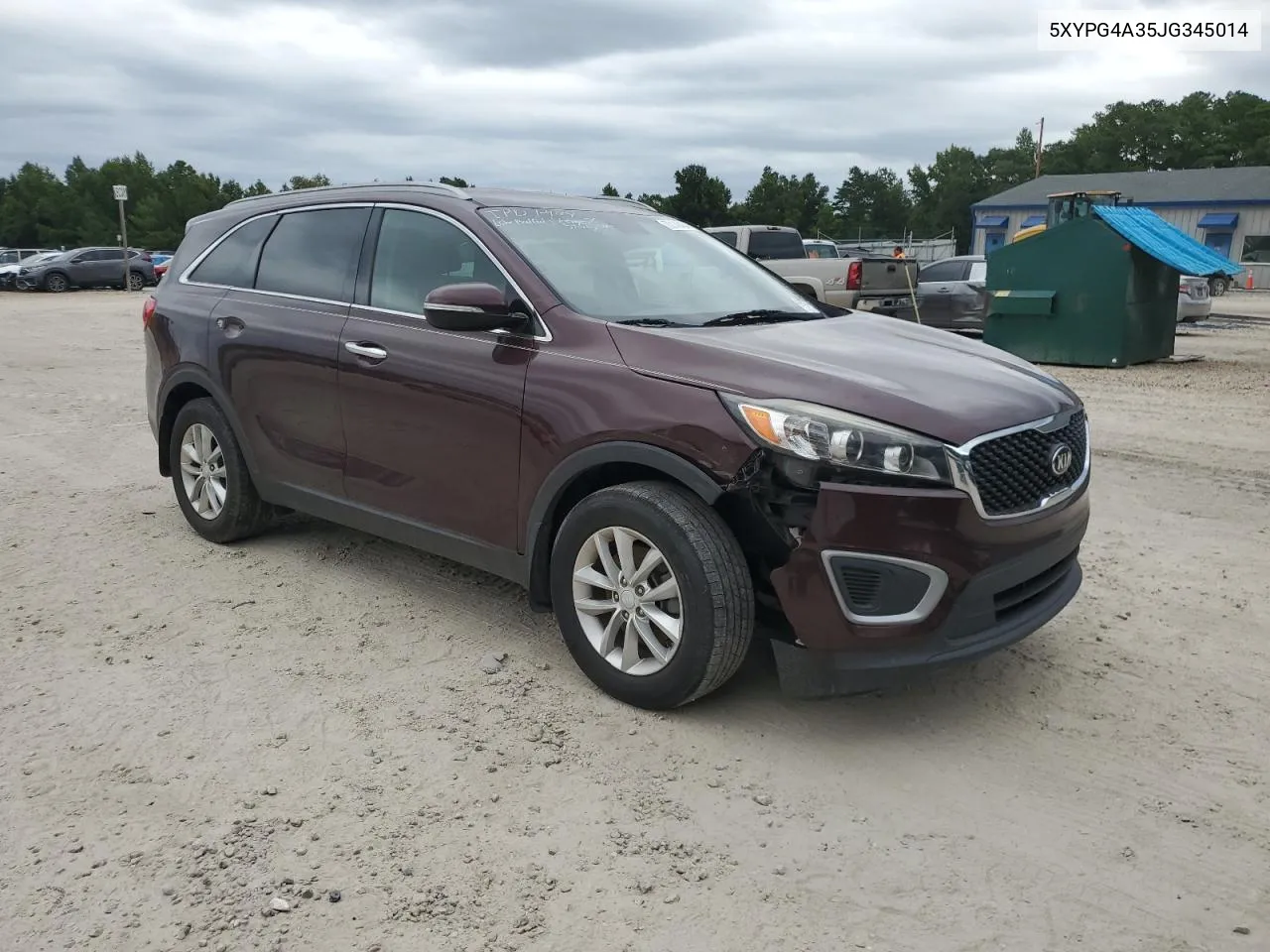 5XYPG4A35JG345014 2018 Kia Sorento Lx