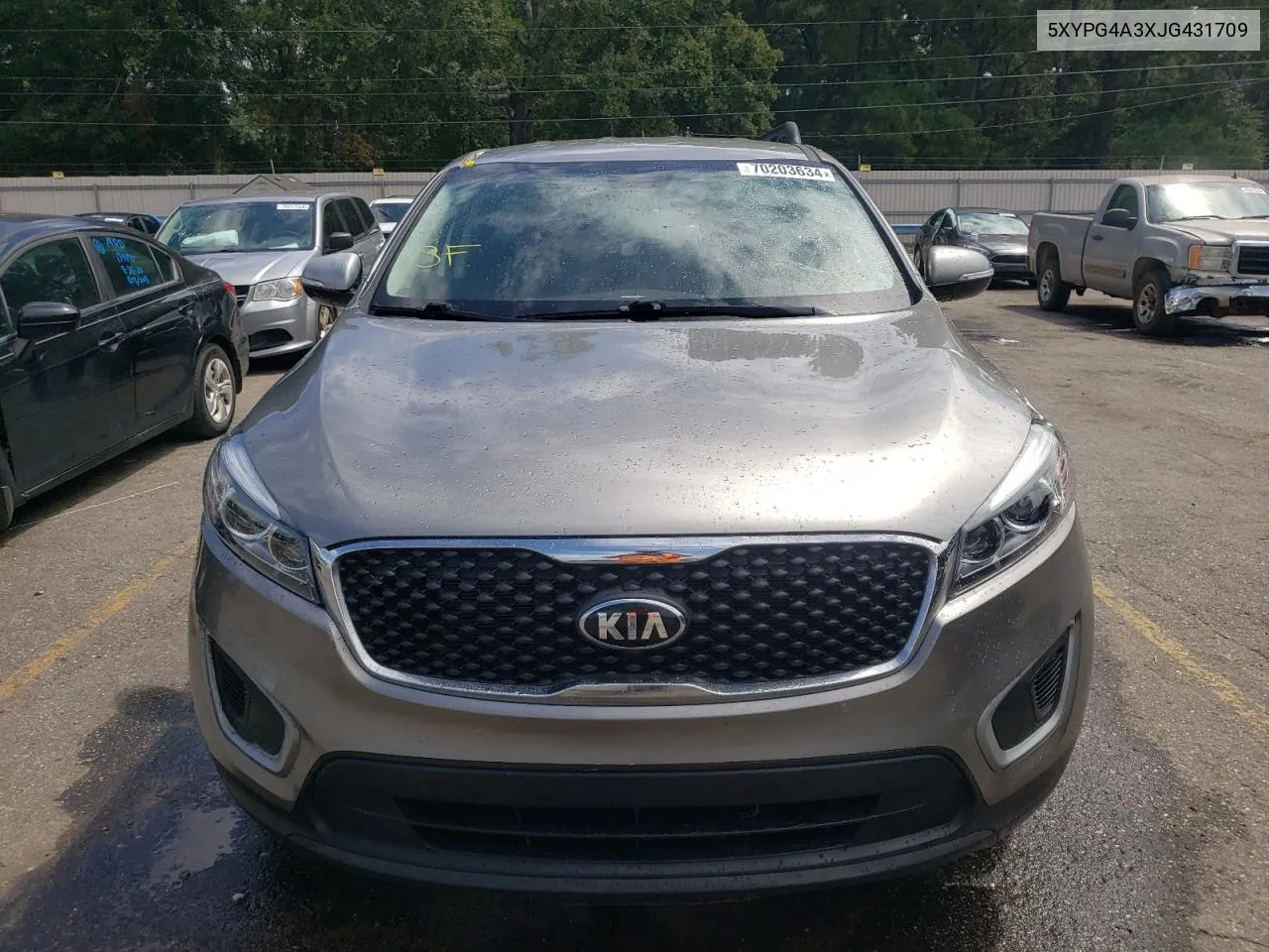 5XYPG4A3XJG431709 2018 Kia Sorento Lx