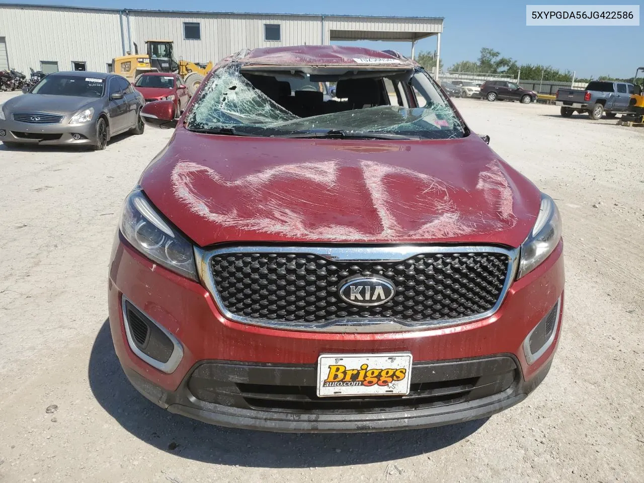 2018 Kia Sorento Lx VIN: 5XYPGDA56JG422586 Lot: 70256654