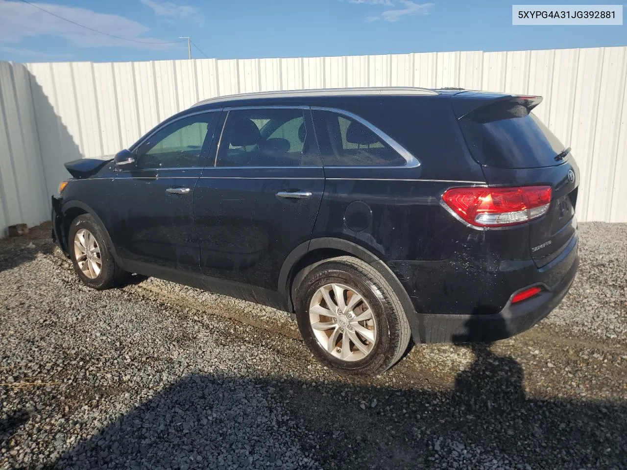 2018 Kia Sorento Lx VIN: 5XYPG4A31JG392881 Lot: 70597154