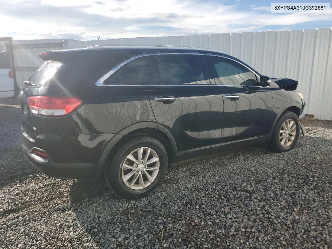 2018 Kia Sorento Lx VIN: 5XYPG4A31JG392881 Lot: 70597154