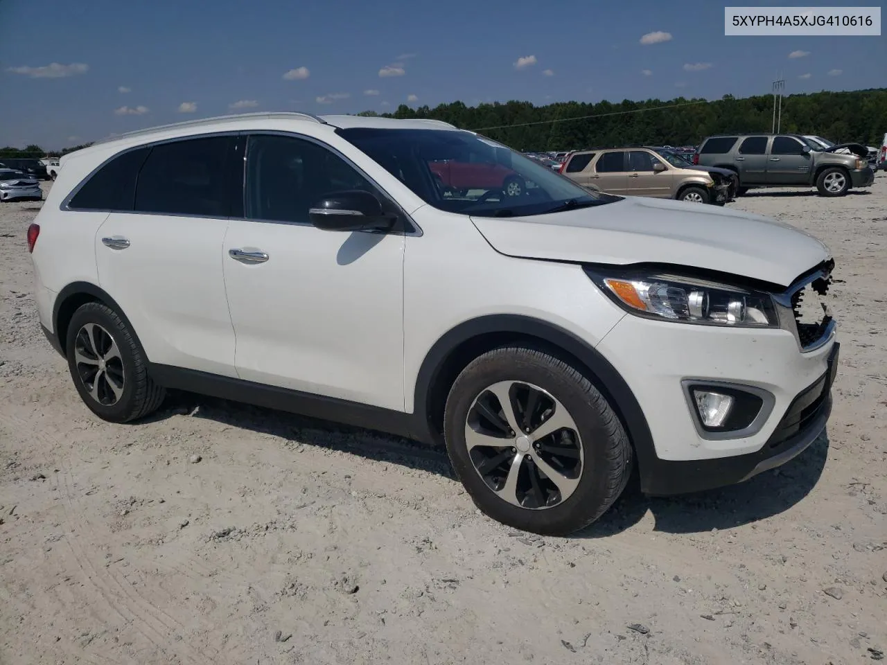 2018 Kia Sorento Ex VIN: 5XYPH4A5XJG410616 Lot: 70754634