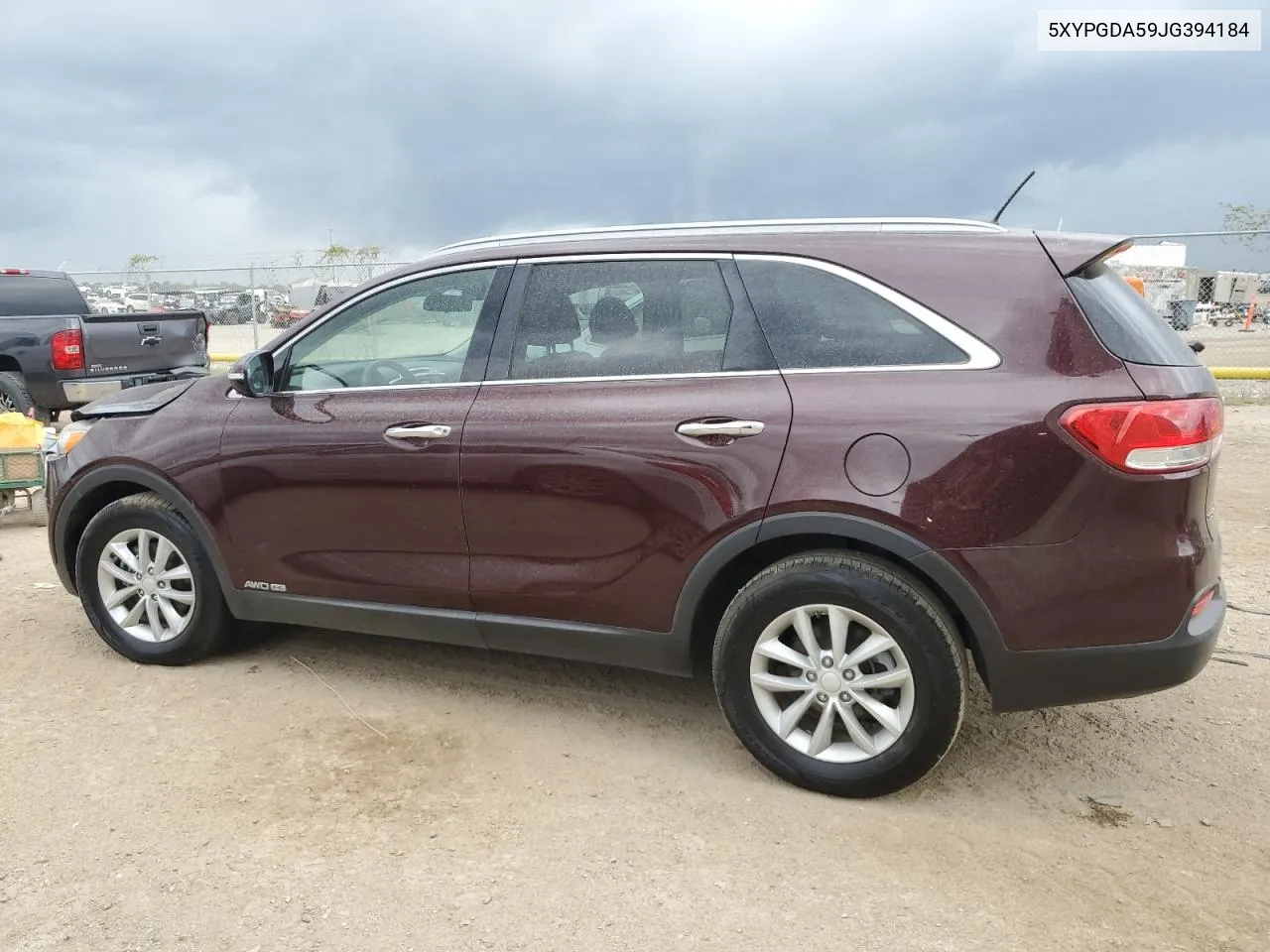 2018 Kia Sorento Lx VIN: 5XYPGDA59JG394184 Lot: 70763044