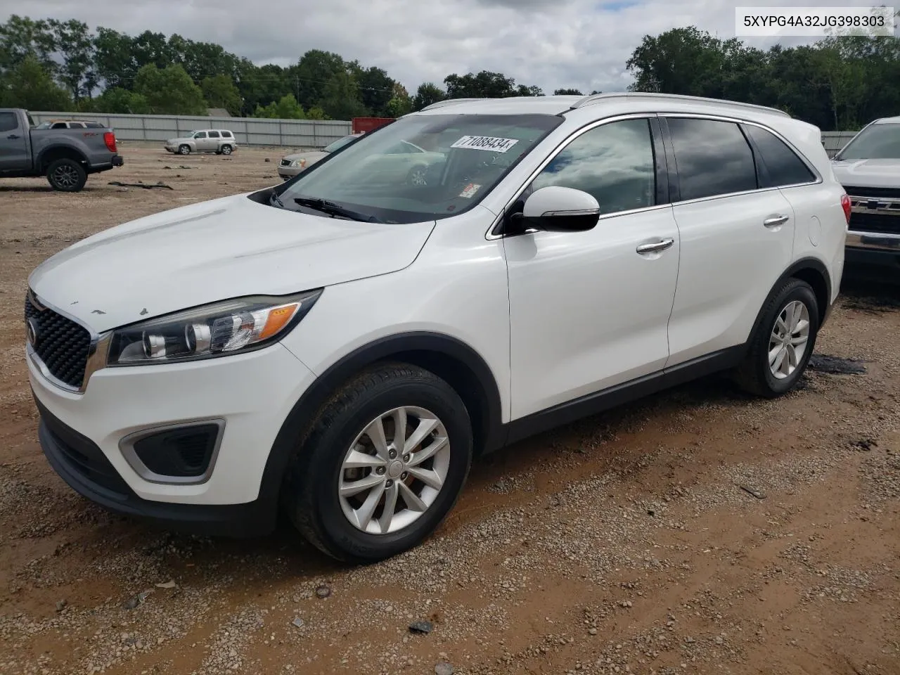 2018 Kia Sorento Lx VIN: 5XYPG4A32JG398303 Lot: 71088434