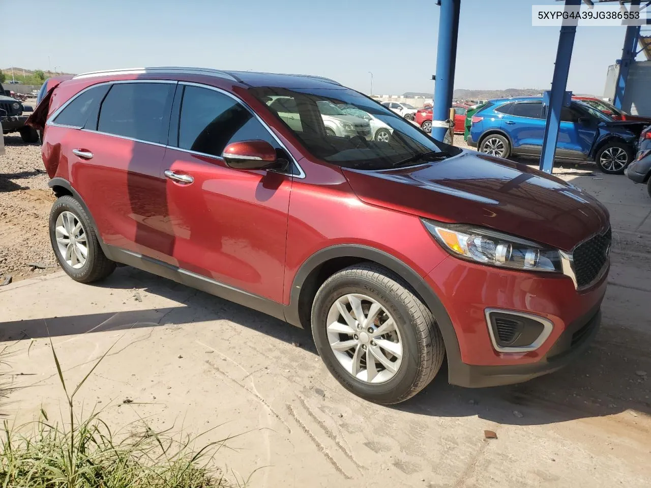 2018 Kia Sorento Lx VIN: 5XYPG4A39JG386553 Lot: 71103194