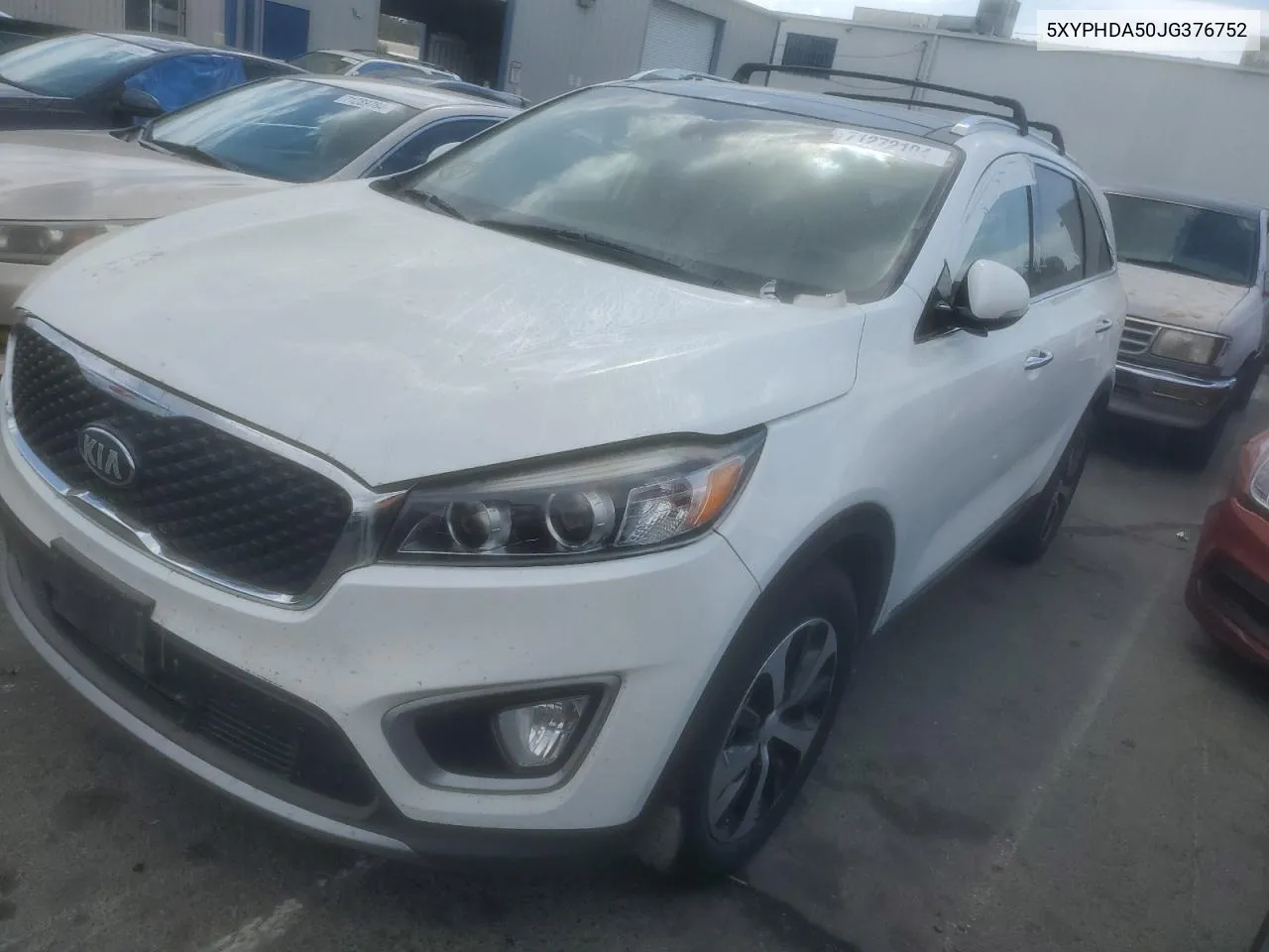 2018 Kia Sorento Ex VIN: 5XYPHDA50JG376752 Lot: 71272104