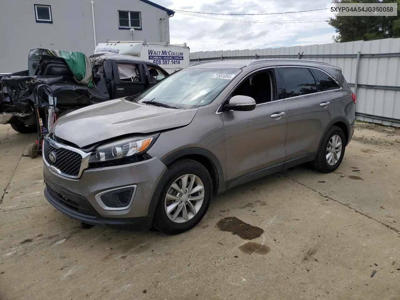 5XYPG4A54JG350058 2018 Kia Sorento Lx