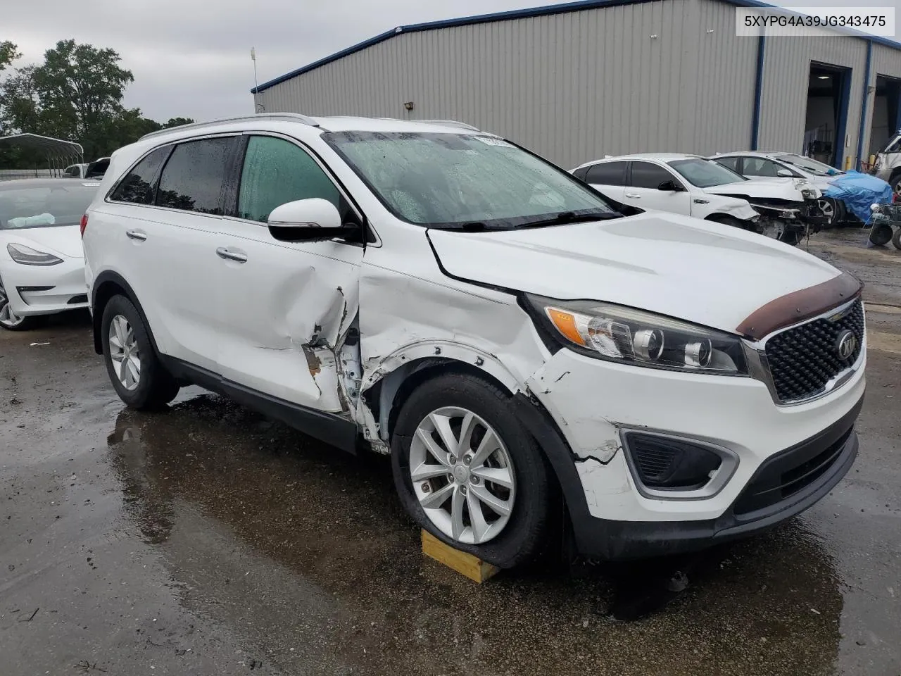 5XYPG4A39JG343475 2018 Kia Sorento Lx