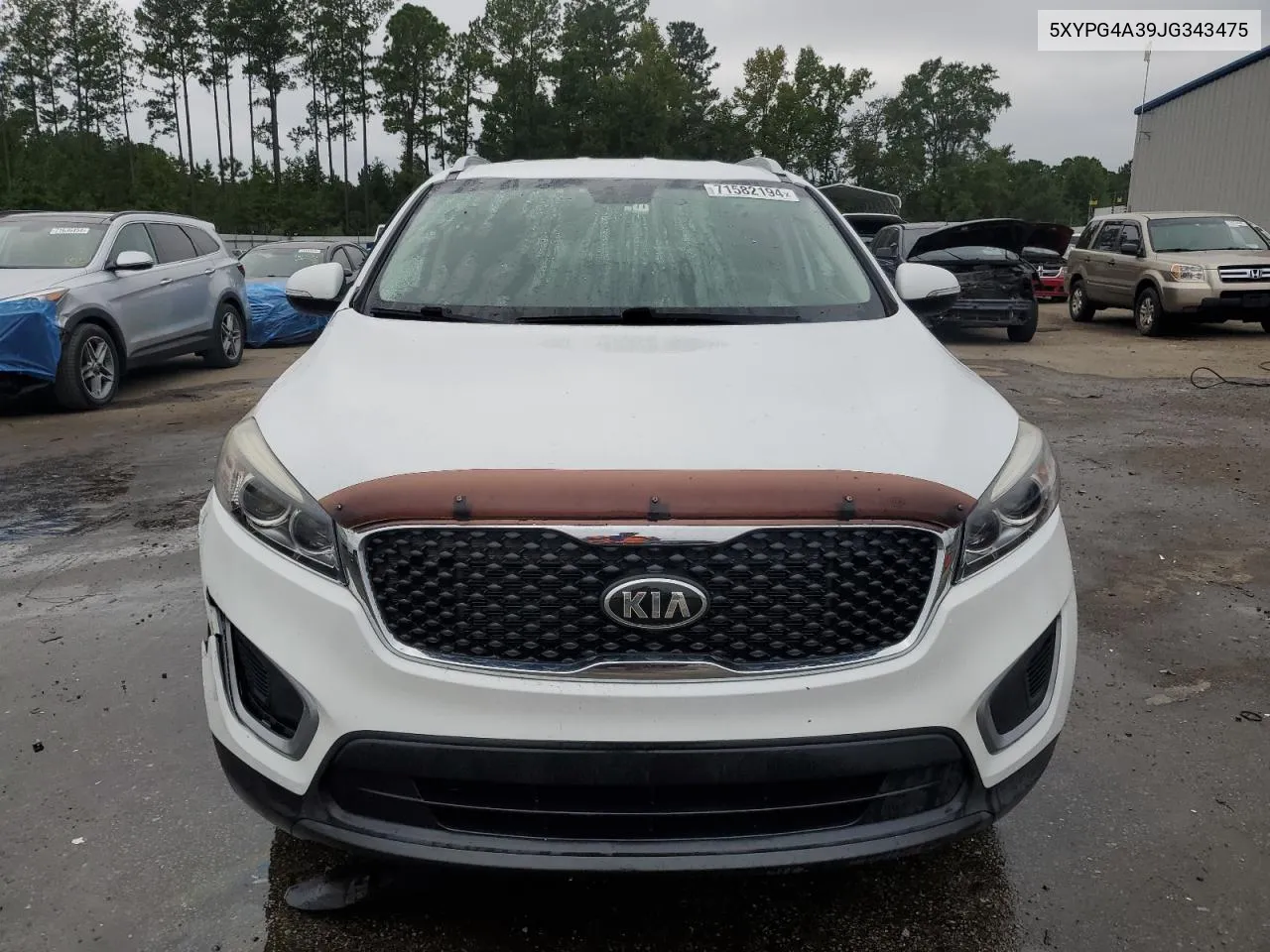 2018 Kia Sorento Lx VIN: 5XYPG4A39JG343475 Lot: 71582194