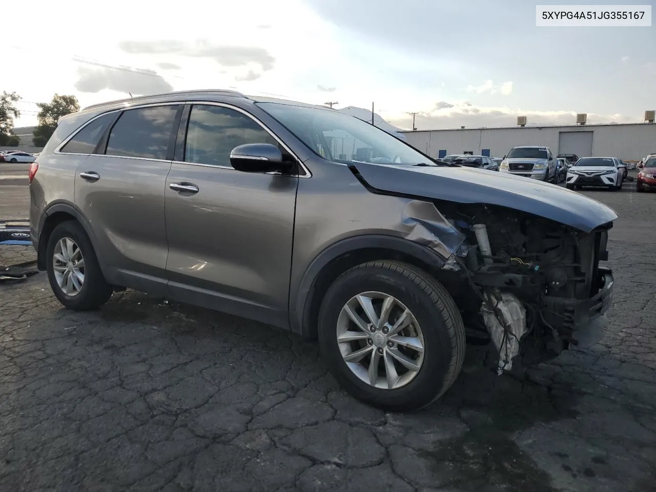 2018 Kia Sorento Lx VIN: 5XYPG4A51JG355167 Lot: 71676704