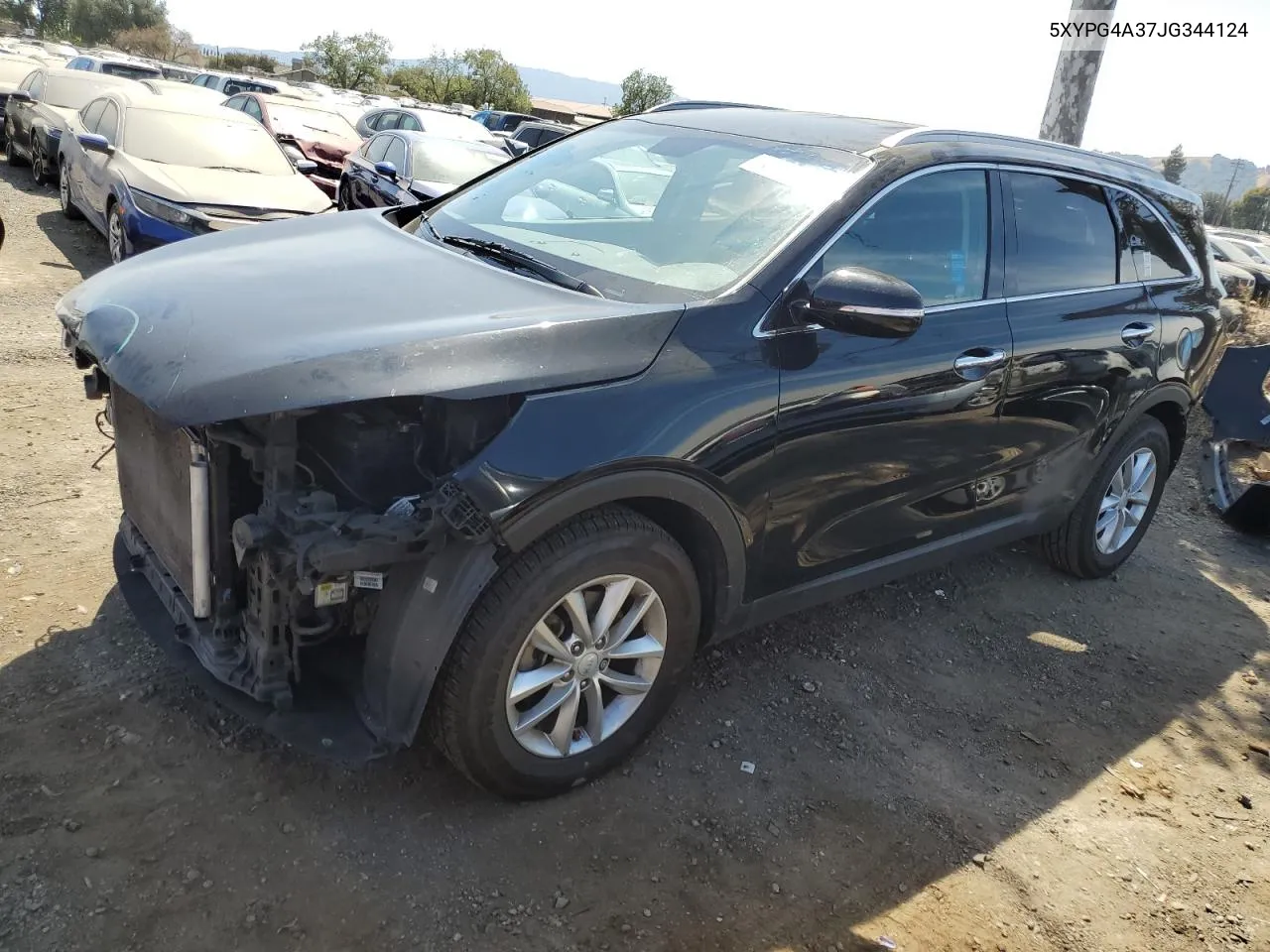 2018 Kia Sorento Lx VIN: 5XYPG4A37JG344124 Lot: 71796844