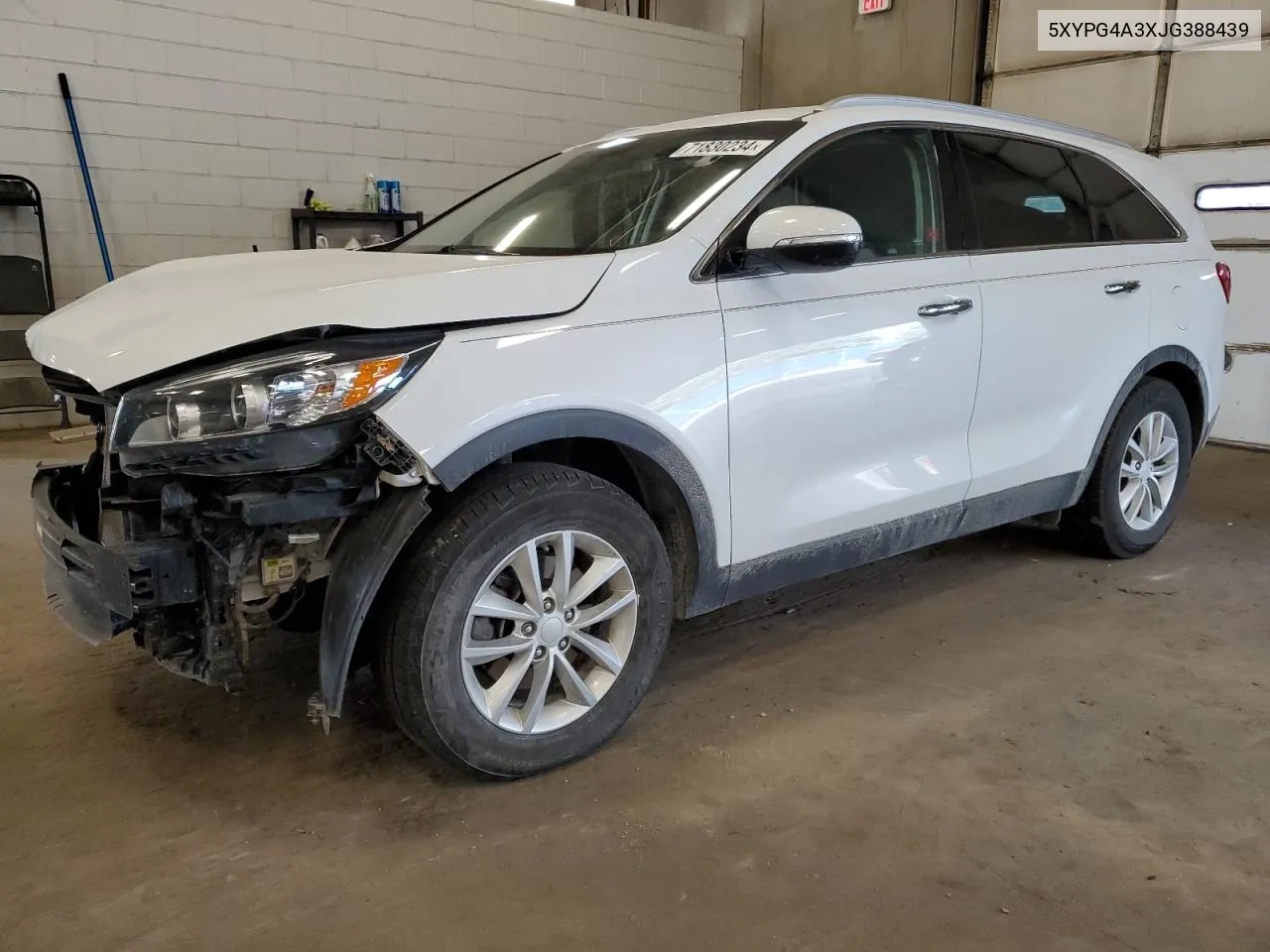 2018 Kia Sorento Lx VIN: 5XYPG4A3XJG388439 Lot: 71830234