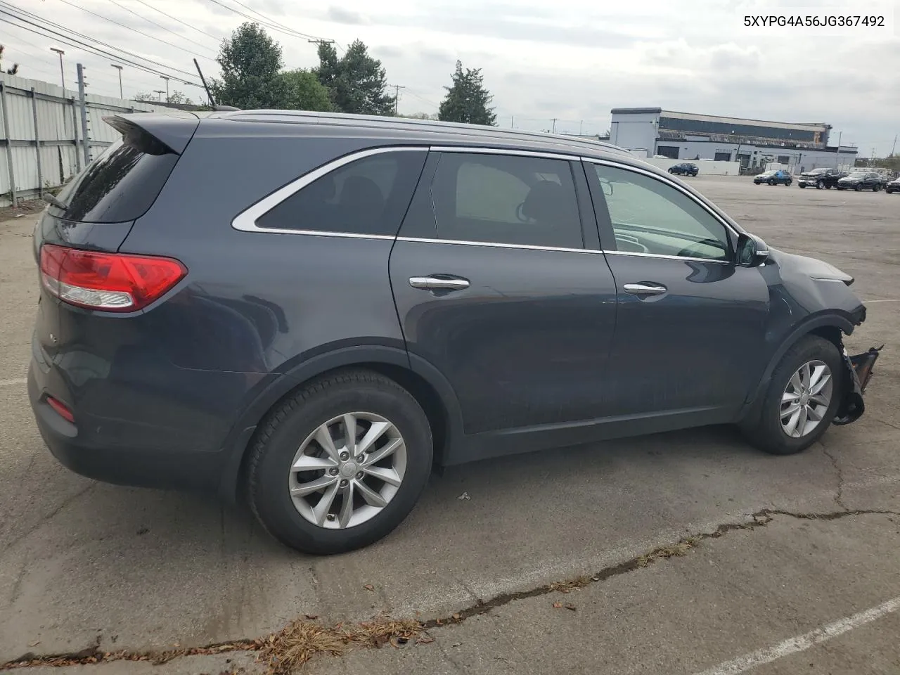 2018 Kia Sorento Lx VIN: 5XYPG4A56JG367492 Lot: 71933664