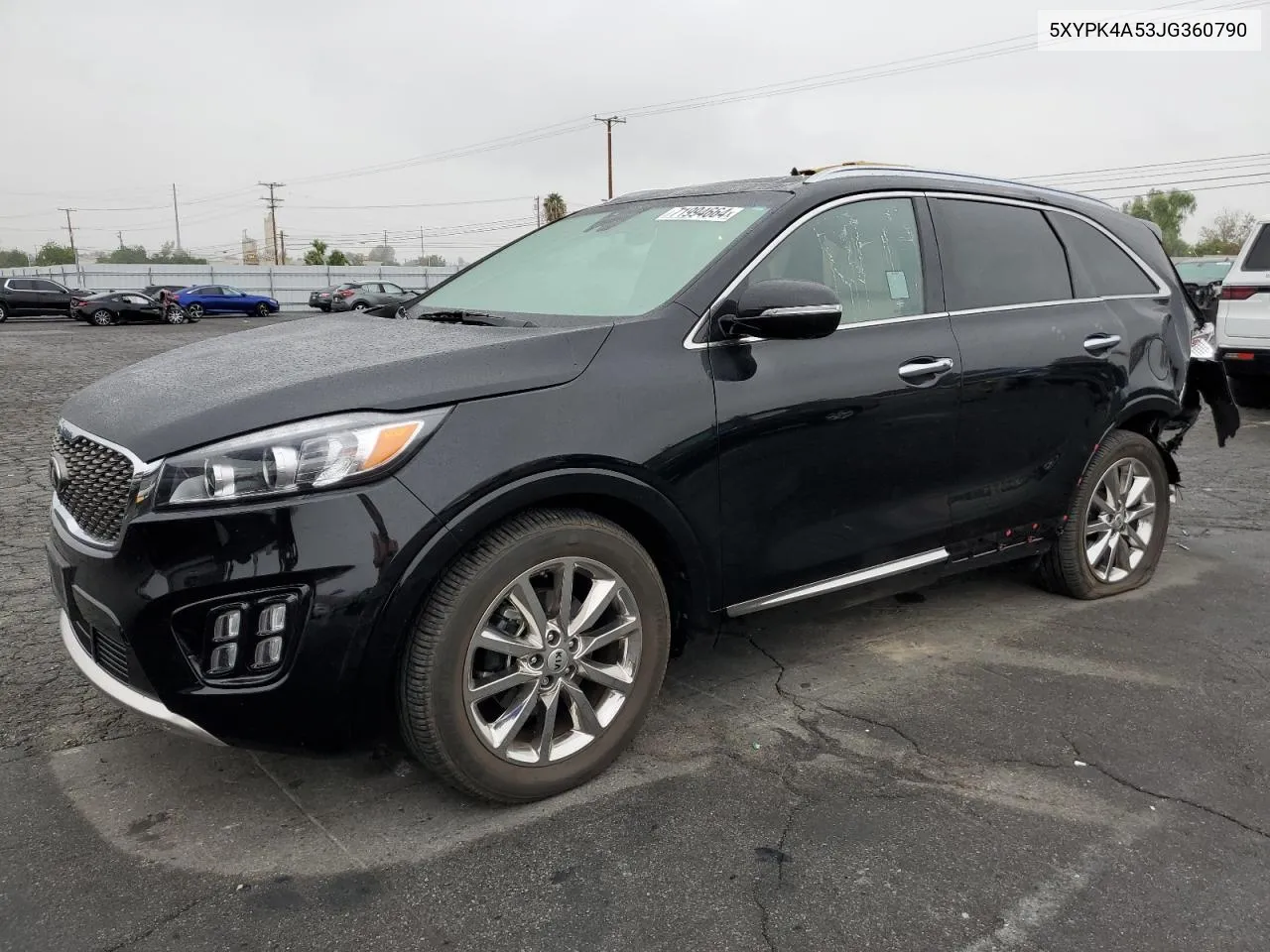 5XYPK4A53JG360790 2018 Kia Sorento Sx