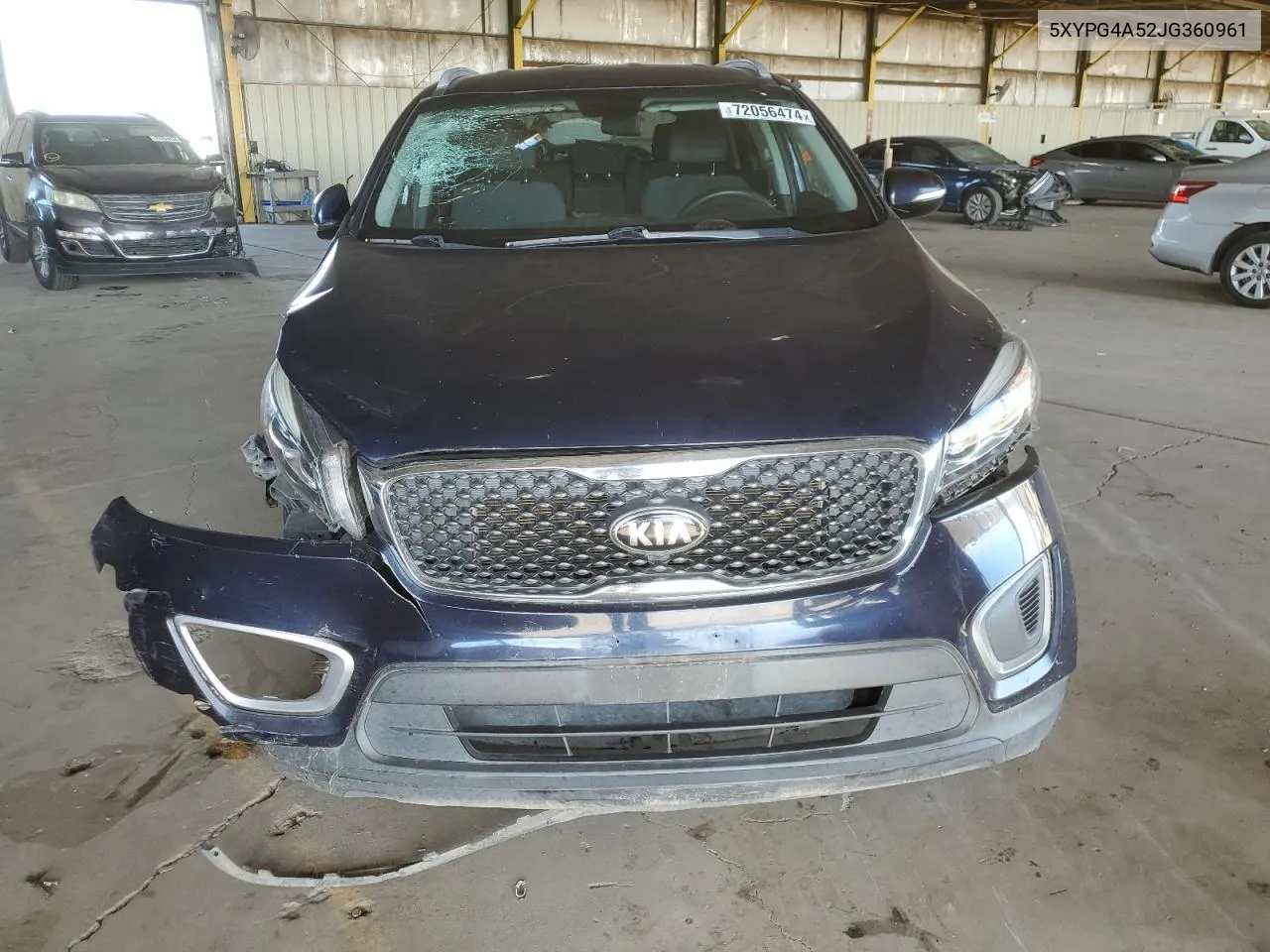 2018 Kia Sorento Lx VIN: 5XYPG4A52JG360961 Lot: 72056474