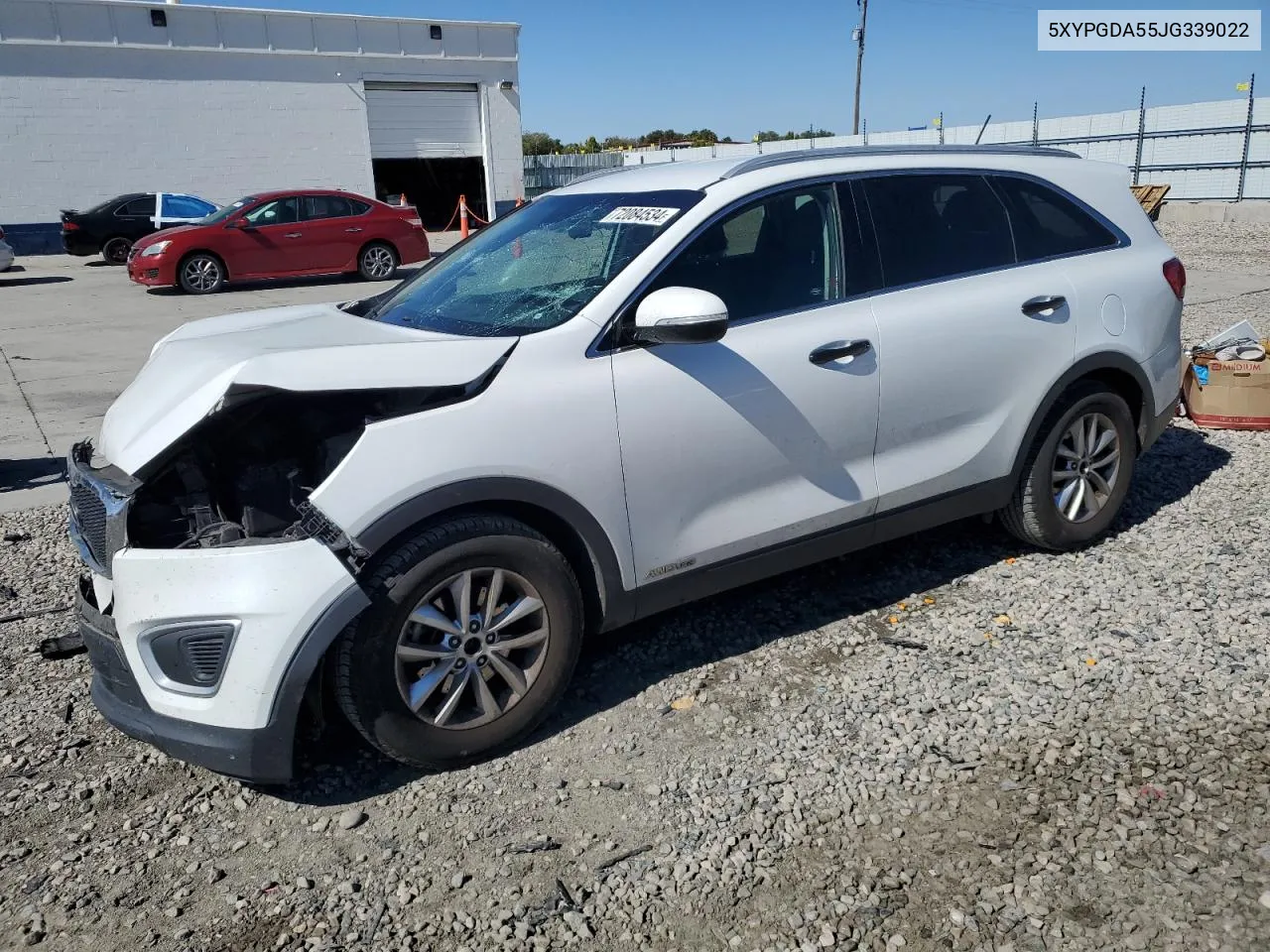 2018 Kia Sorento Lx VIN: 5XYPGDA55JG339022 Lot: 72084534