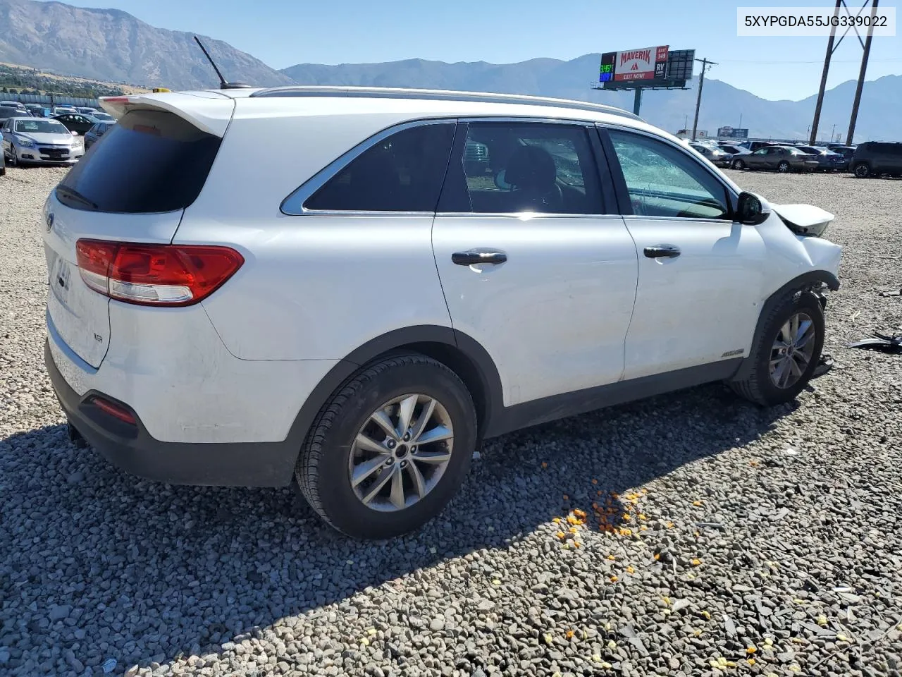 5XYPGDA55JG339022 2018 Kia Sorento Lx