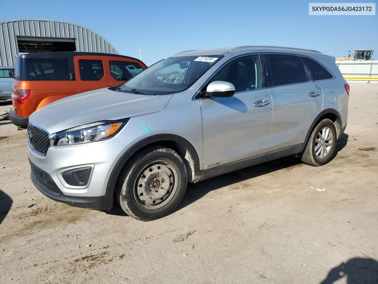 2018 Kia Sorento Lx VIN: 5XYPGDA56JG423172 Lot: 72218394