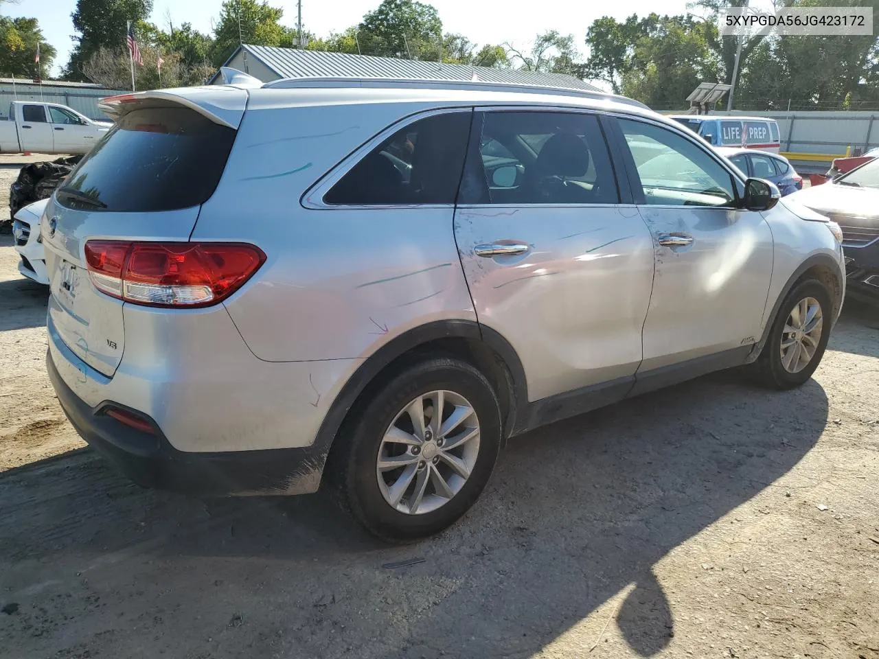 2018 Kia Sorento Lx VIN: 5XYPGDA56JG423172 Lot: 72218394