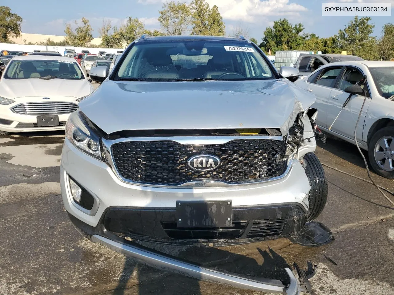 5XYPHDA58JG363134 2018 Kia Sorento Ex