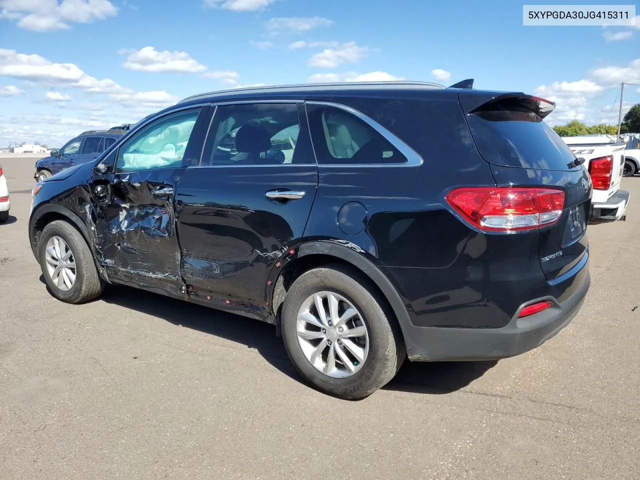 2018 Kia Sorento Lx VIN: 5XYPGDA30JG415311 Lot: 72442374