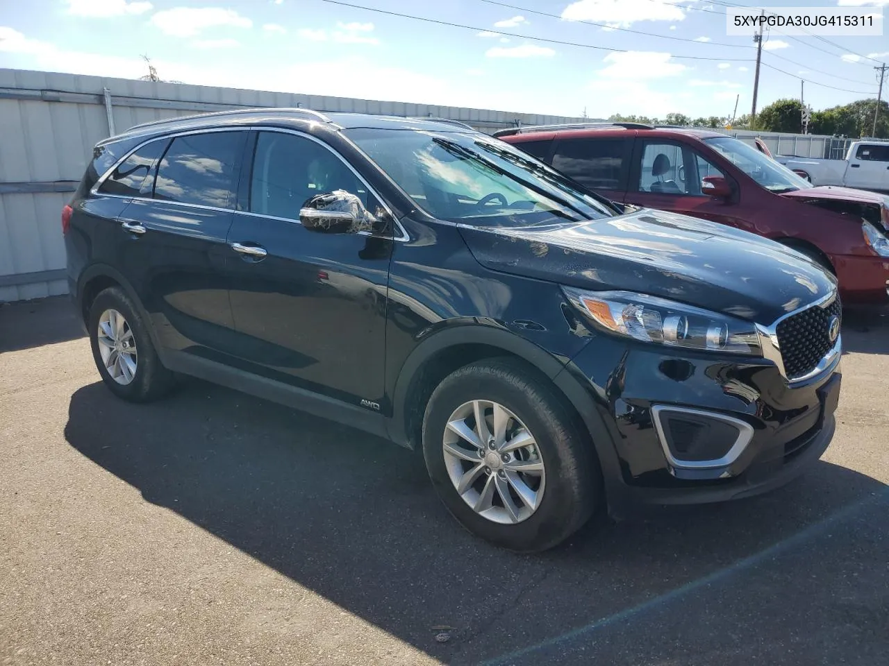 2018 Kia Sorento Lx VIN: 5XYPGDA30JG415311 Lot: 72442374