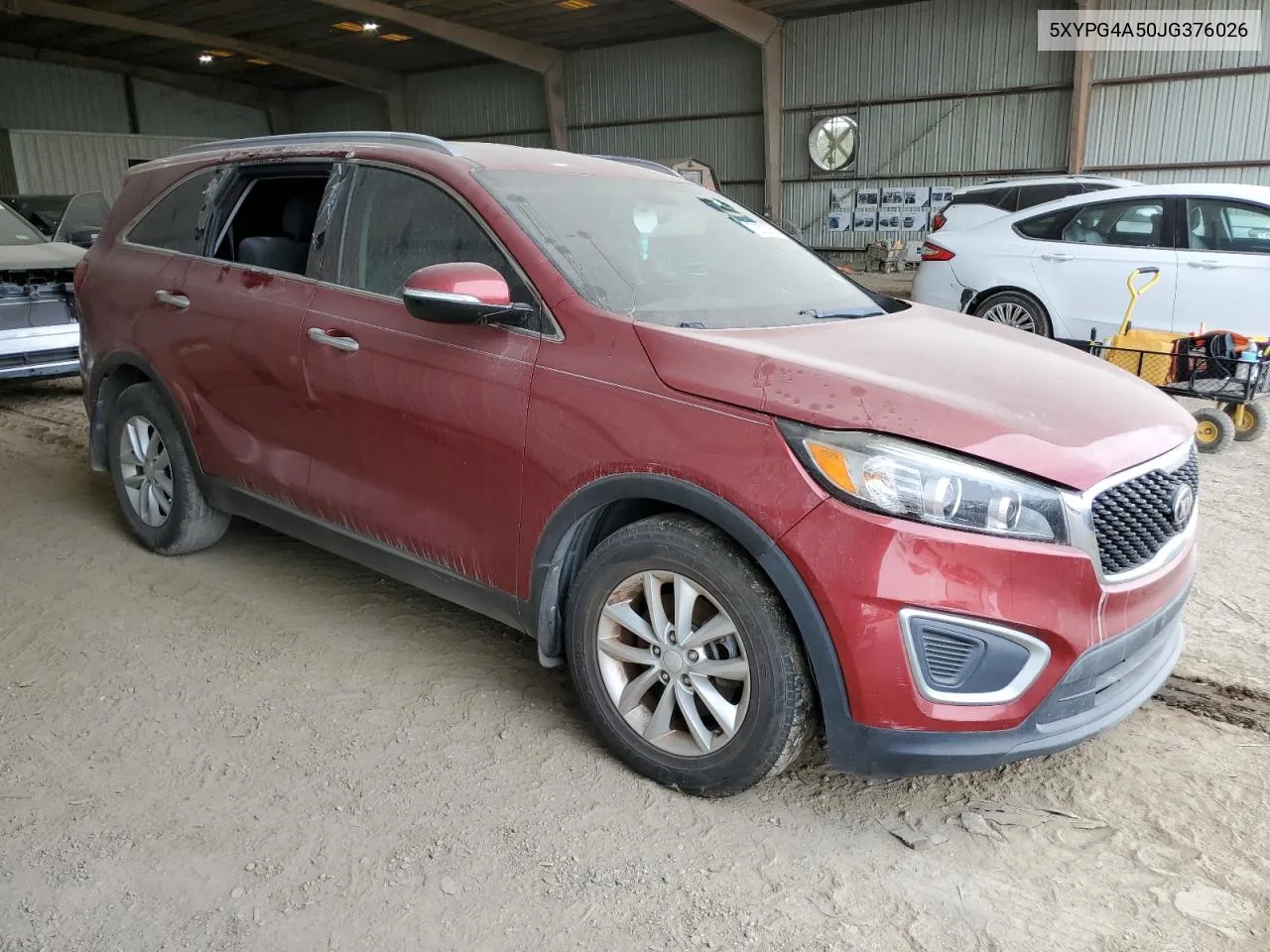 2018 Kia Sorento Lx VIN: 5XYPG4A50JG376026 Lot: 72509374