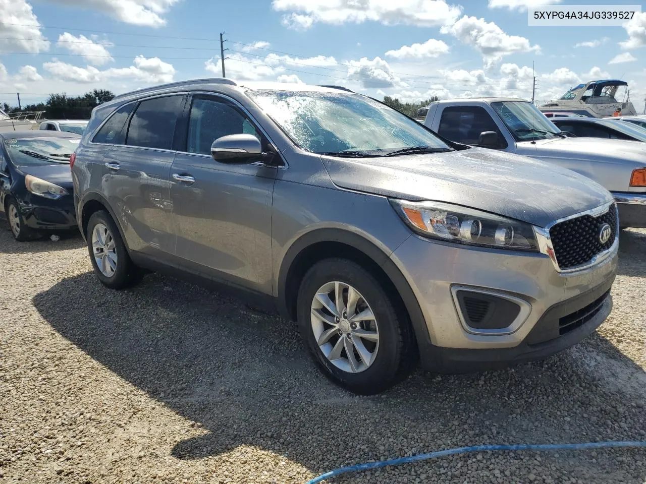 2018 Kia Sorento Lx VIN: 5XYPG4A34JG339527 Lot: 73821514