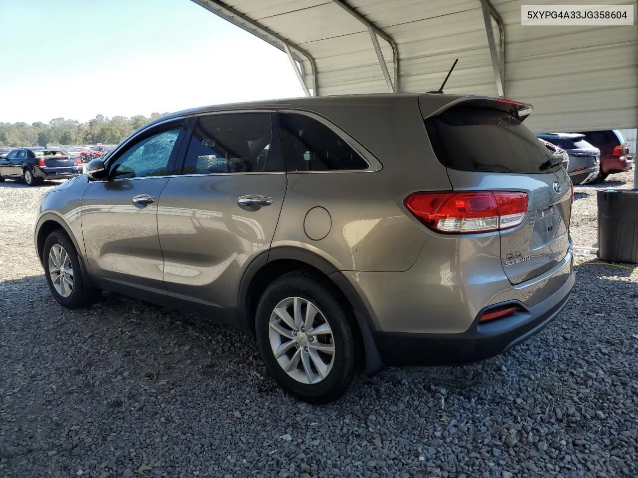 2018 Kia Sorento Lx VIN: 5XYPG4A33JG358604 Lot: 73970584