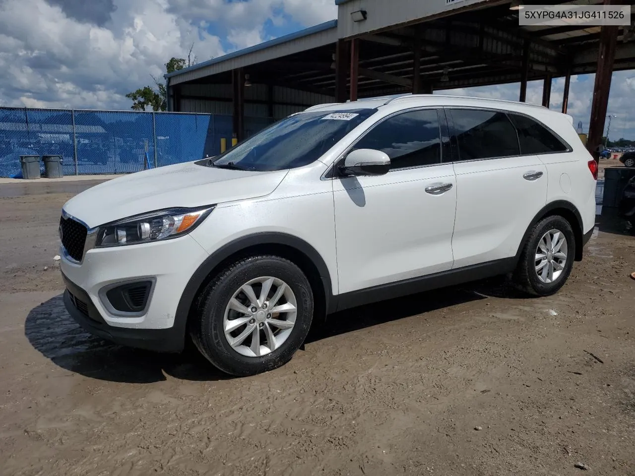 2018 Kia Sorento Lx VIN: 5XYPG4A31JG411526 Lot: 74224994