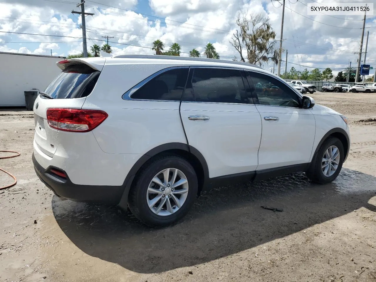 2018 Kia Sorento Lx VIN: 5XYPG4A31JG411526 Lot: 74224994