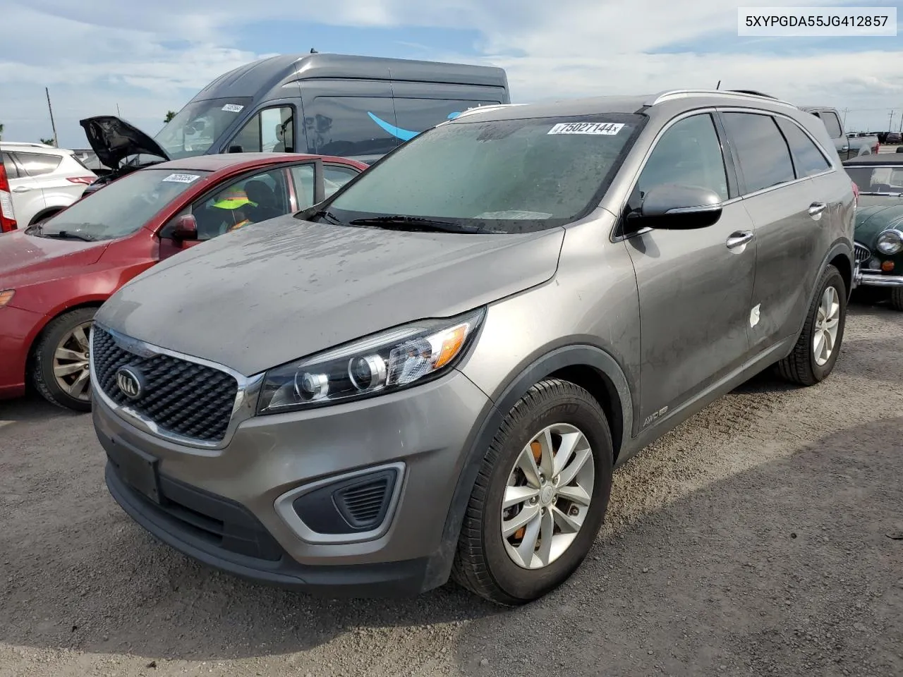 2018 Kia Sorento Lx VIN: 5XYPGDA55JG412857 Lot: 75027144