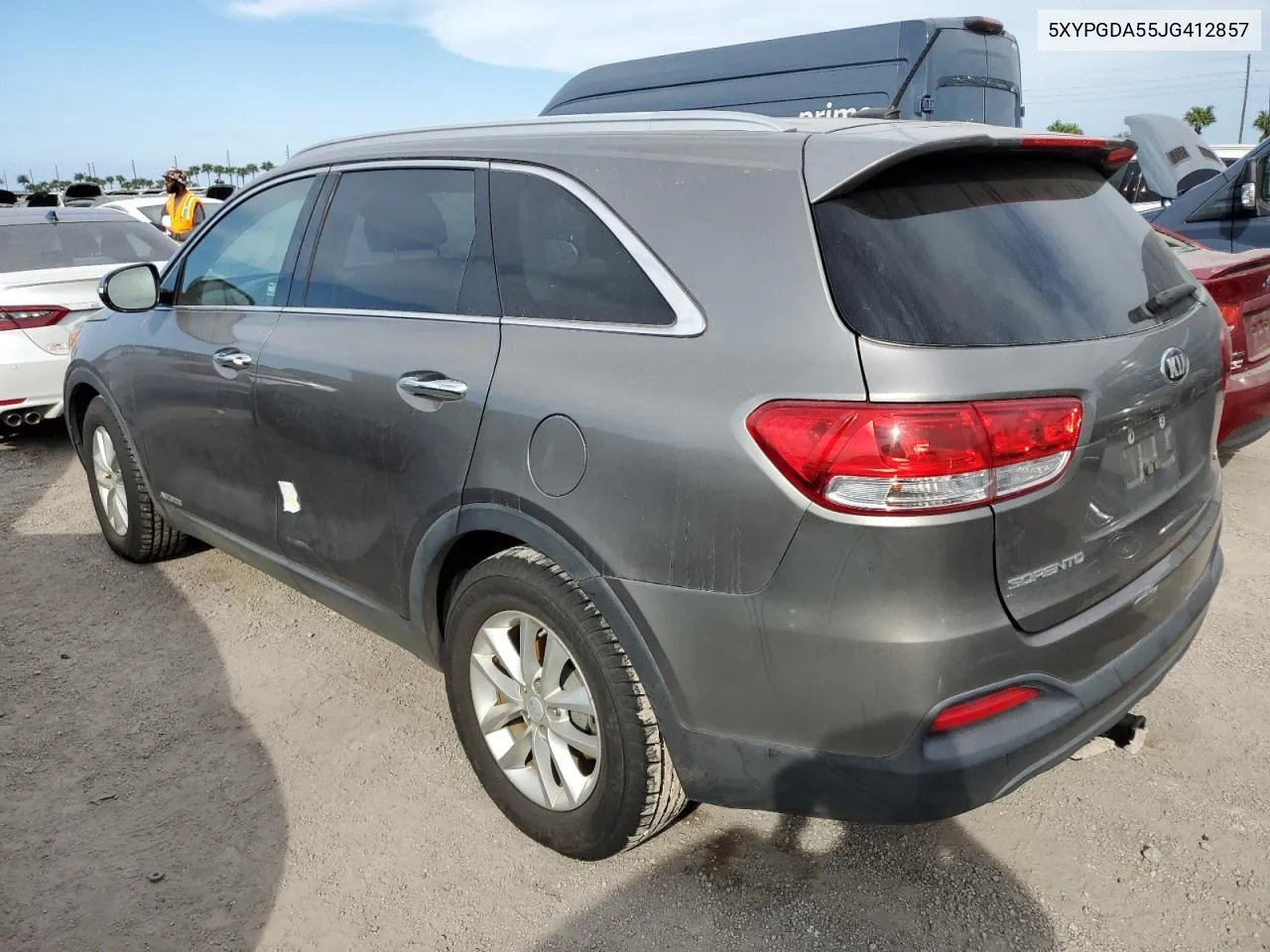 2018 Kia Sorento Lx VIN: 5XYPGDA55JG412857 Lot: 75027144