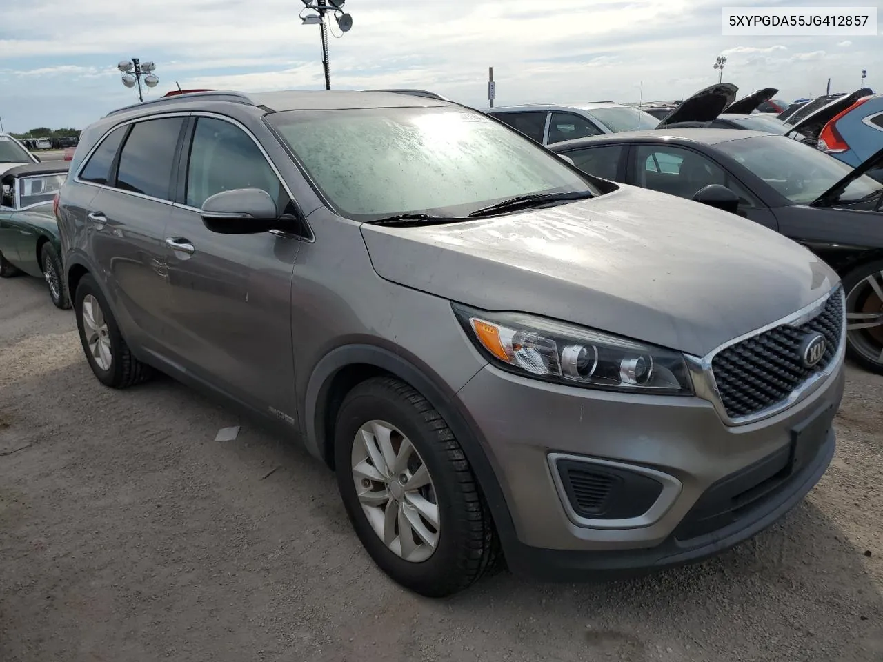 2018 Kia Sorento Lx VIN: 5XYPGDA55JG412857 Lot: 75027144