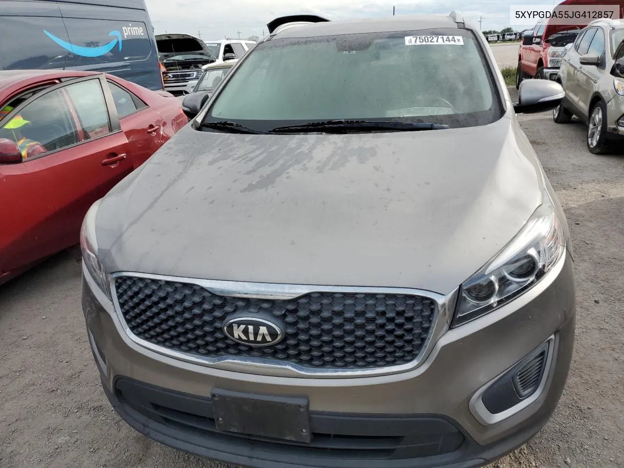 2018 Kia Sorento Lx VIN: 5XYPGDA55JG412857 Lot: 75027144