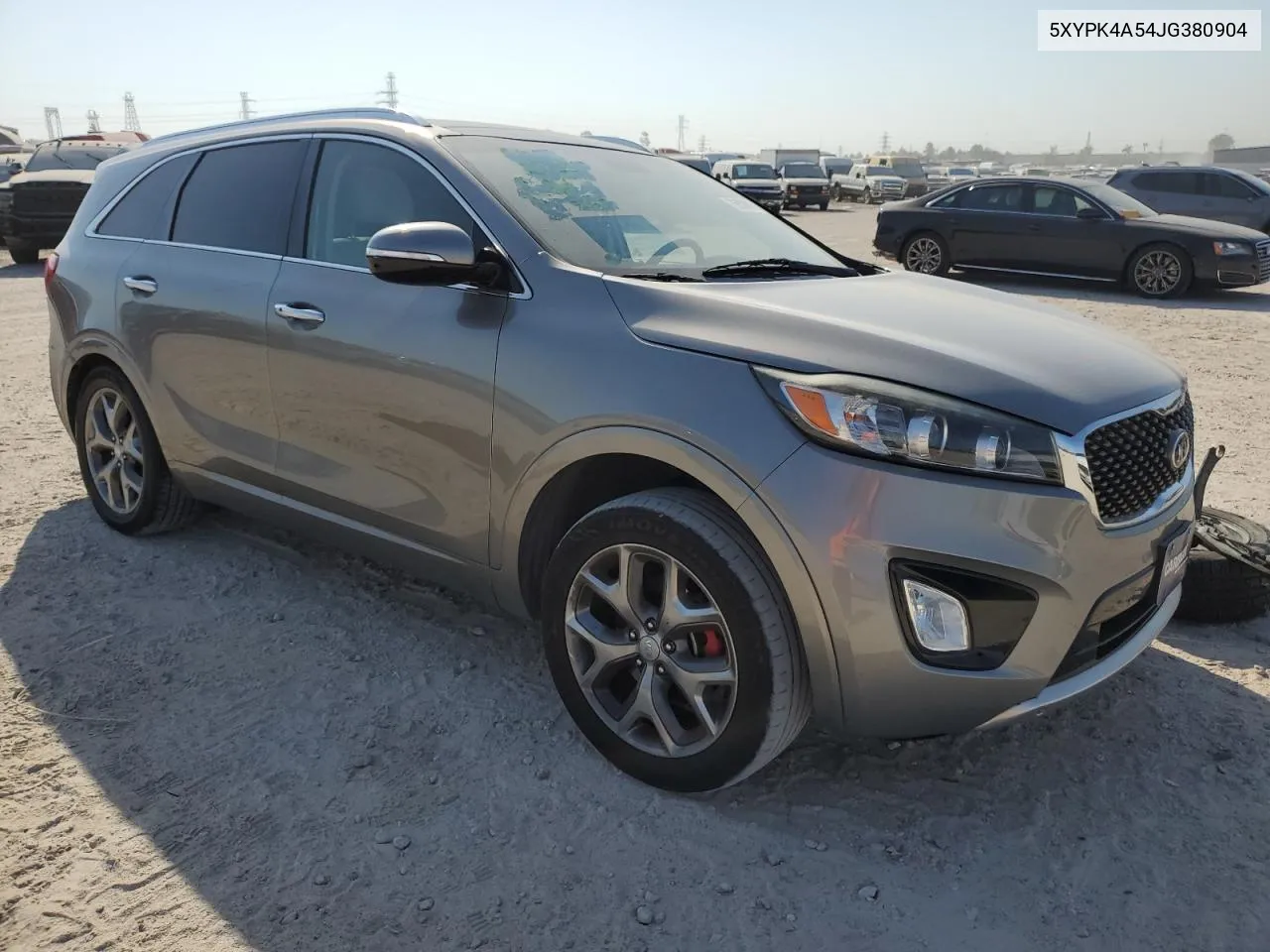 2018 Kia Sorento Sx VIN: 5XYPK4A54JG380904 Lot: 75534024