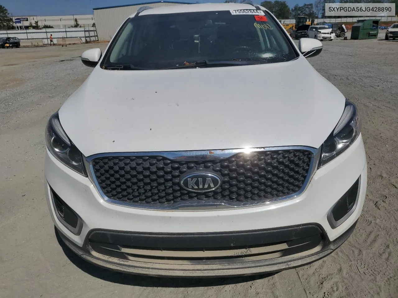 2018 Kia Sorento Lx VIN: 5XYPGDA56JG428890 Lot: 75562844