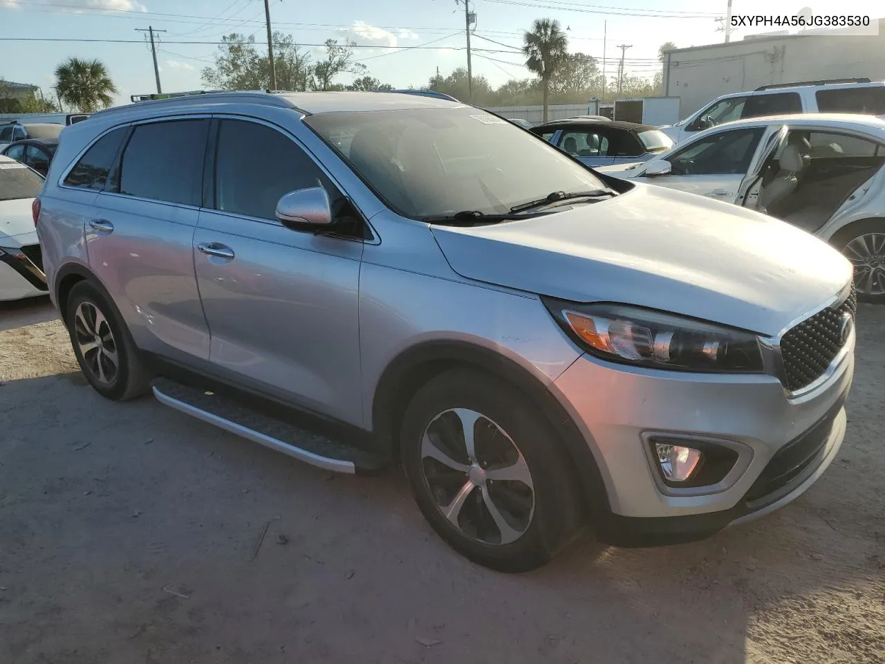 2018 Kia Sorento Ex VIN: 5XYPH4A56JG383530 Lot: 76193284