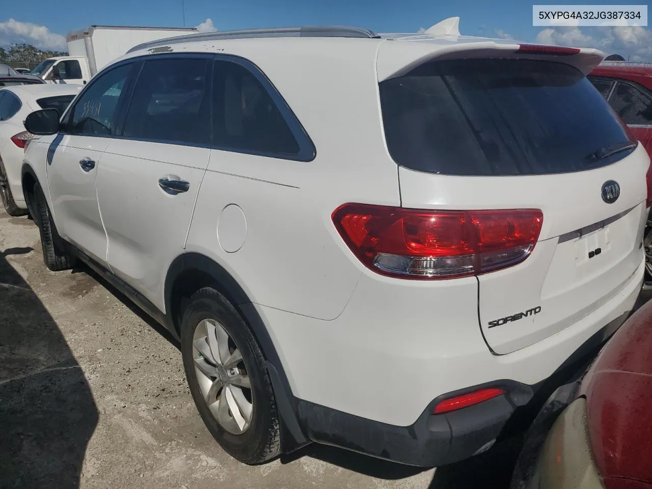 2018 Kia Sorento Lx VIN: 5XYPG4A32JG387334 Lot: 76305494