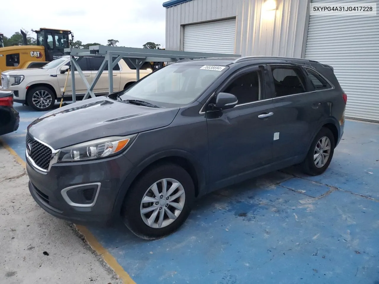 2018 Kia Sorento Lx VIN: 5XYPG4A31JG417228 Lot: 76838694