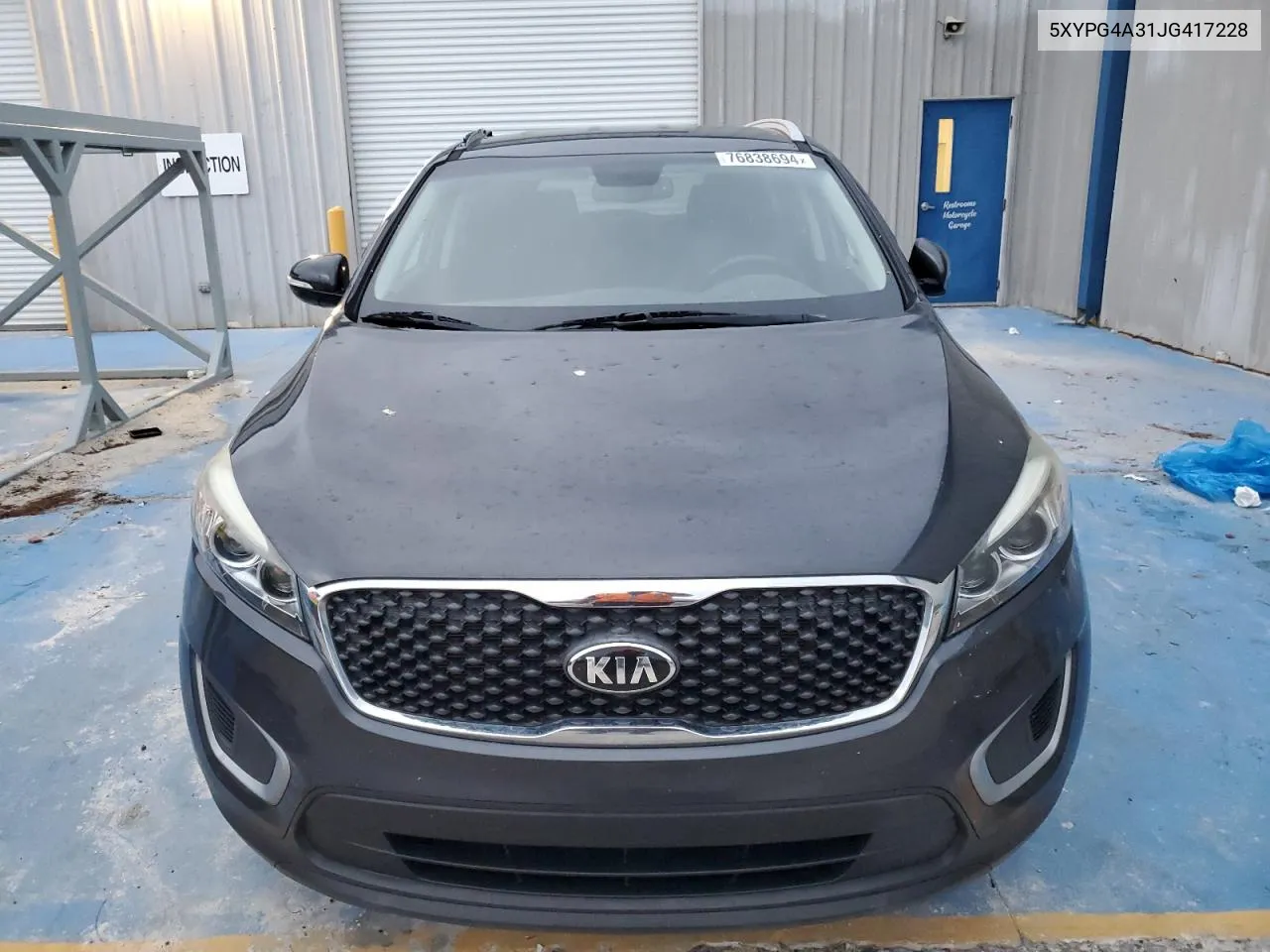 2018 Kia Sorento Lx VIN: 5XYPG4A31JG417228 Lot: 76838694