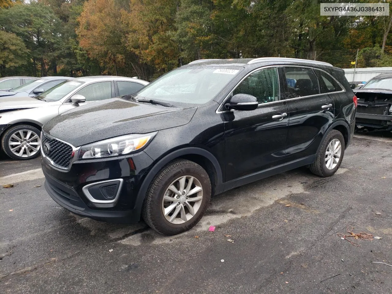 2018 Kia Sorento Lx VIN: 5XYPG4A36JG386431 Lot: 78006524