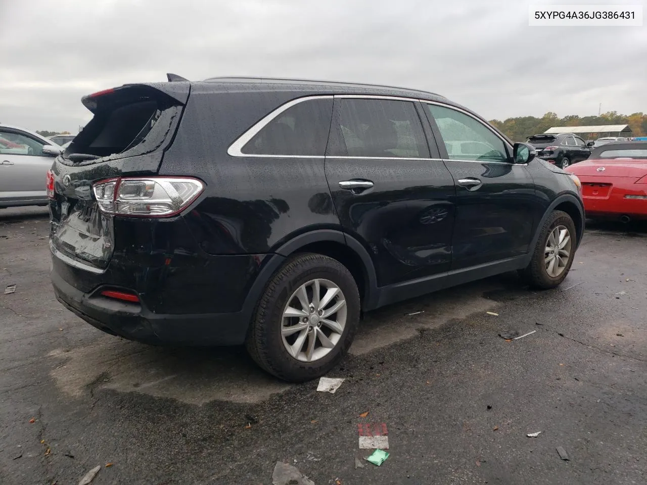 2018 Kia Sorento Lx VIN: 5XYPG4A36JG386431 Lot: 78006524