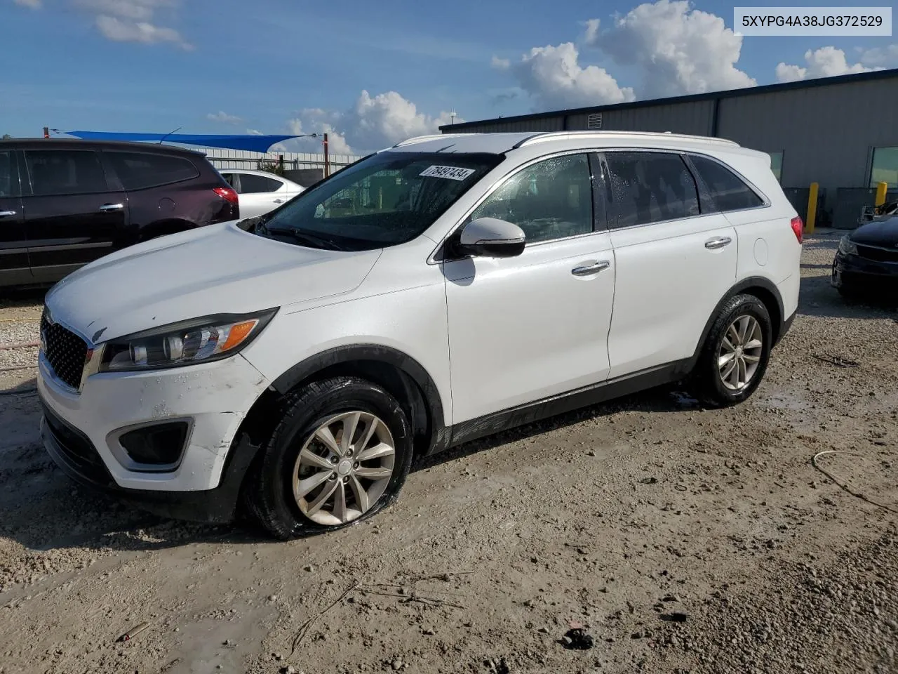 2018 Kia Sorento Lx VIN: 5XYPG4A38JG372529 Lot: 78497434