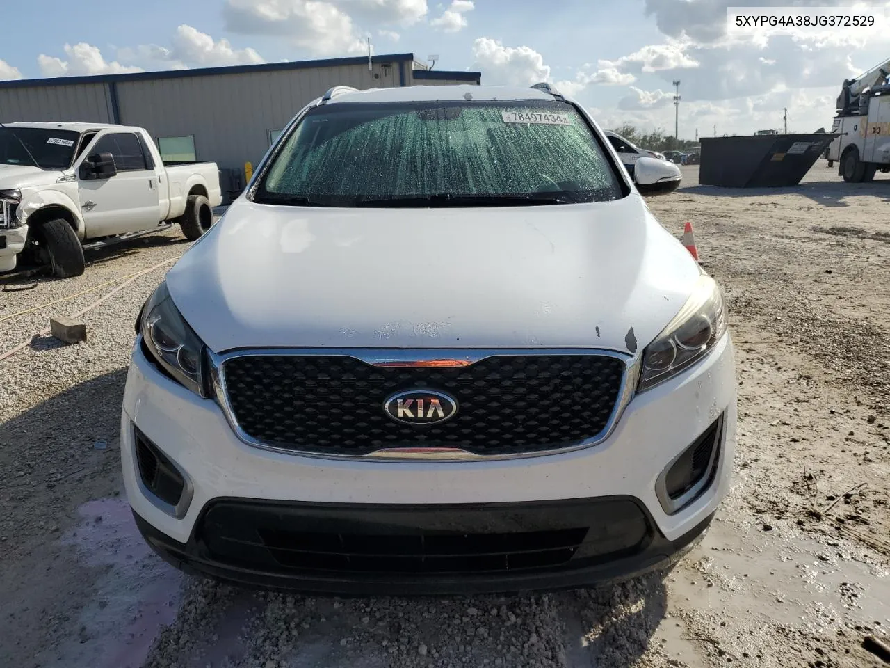 2018 Kia Sorento Lx VIN: 5XYPG4A38JG372529 Lot: 78497434