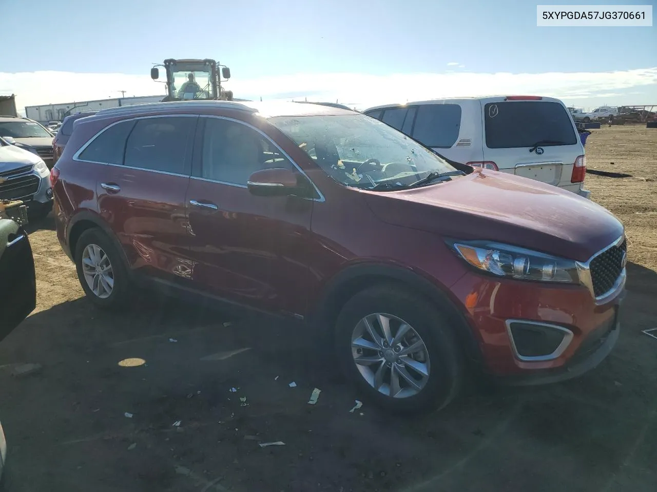 2018 Kia Sorento Lx VIN: 5XYPGDA57JG370661 Lot: 78829414