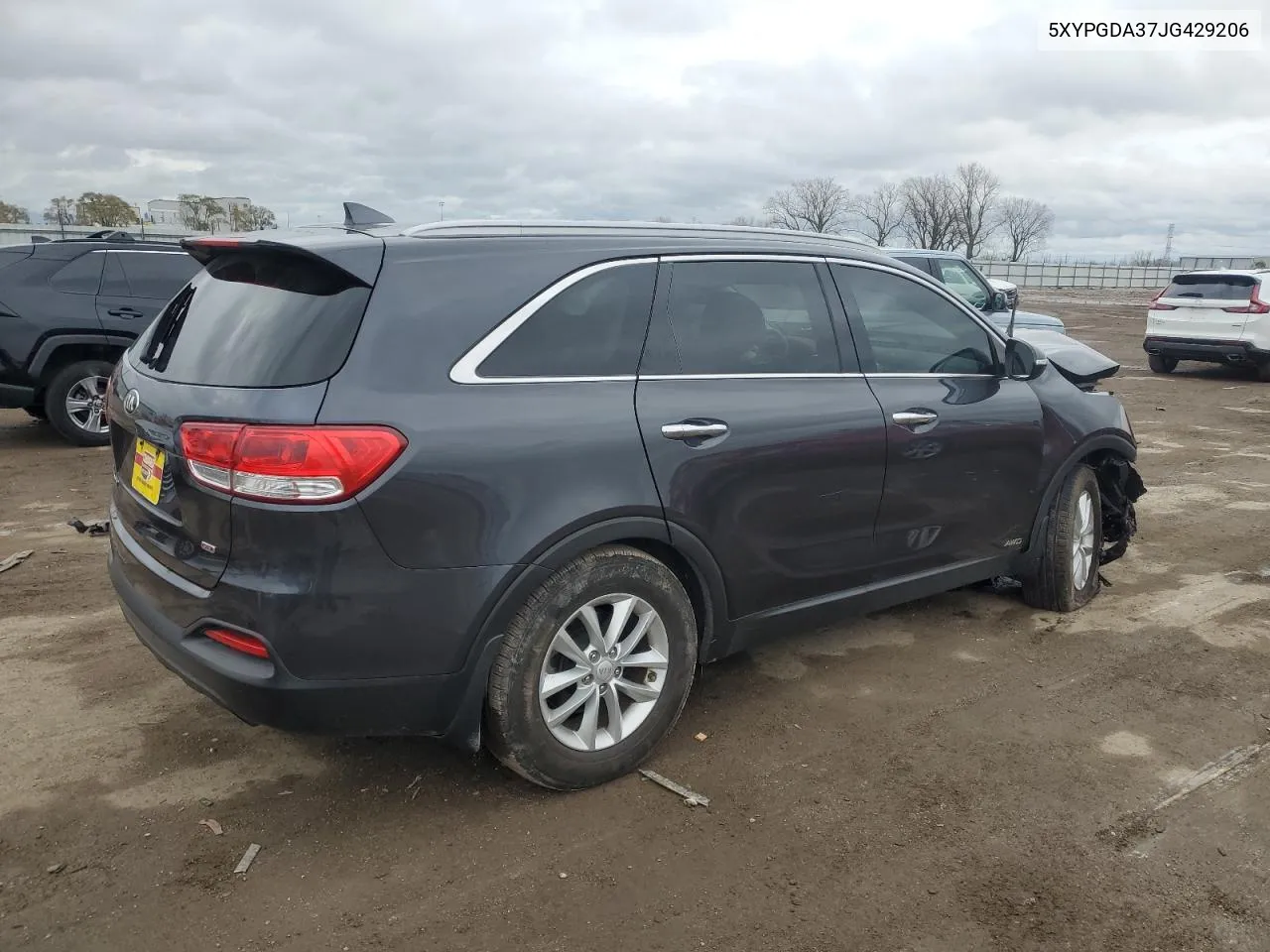 2018 Kia Sorento Lx VIN: 5XYPGDA37JG429206 Lot: 78951214