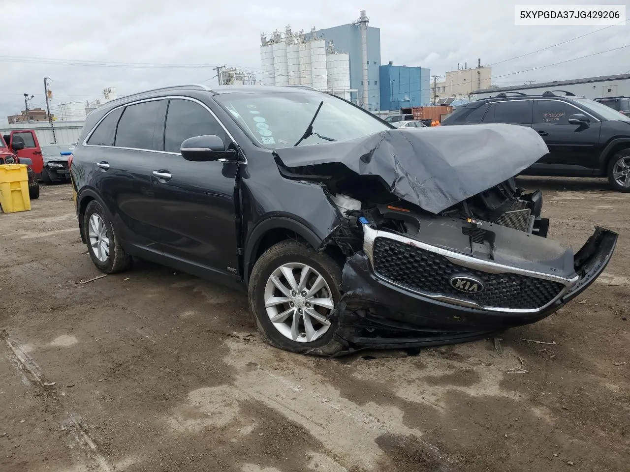 2018 Kia Sorento Lx VIN: 5XYPGDA37JG429206 Lot: 78951214