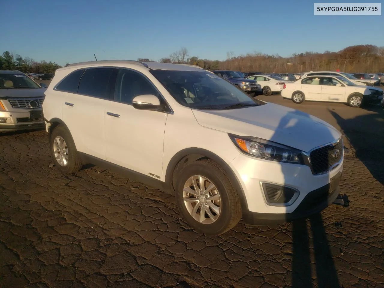 2018 Kia Sorento Lx VIN: 5XYPGDA50JG391755 Lot: 79213624